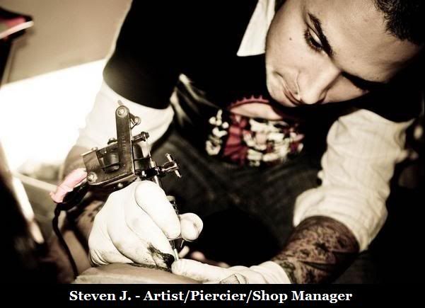 I'm Steve, a tattoo artist, piercer and shop manager of American Pride 