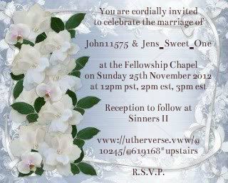 Jens Wedding Invite