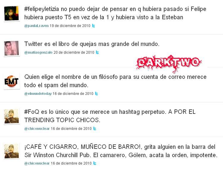 Los Mejores tweets del 2010 Los Mejores tweets del 2010
