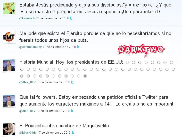 Los Mejores tweets del 2010 Los Mejores tweets del 2010