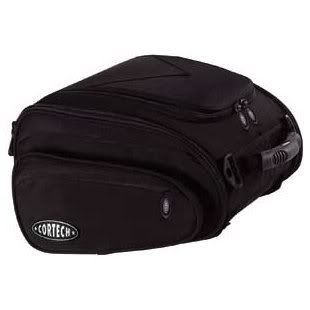 Cortech Sport Tail Bag Black Detail 1