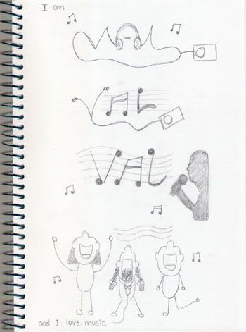 I love music (initial sketches)