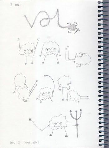 I hate dirt (initial sketches)