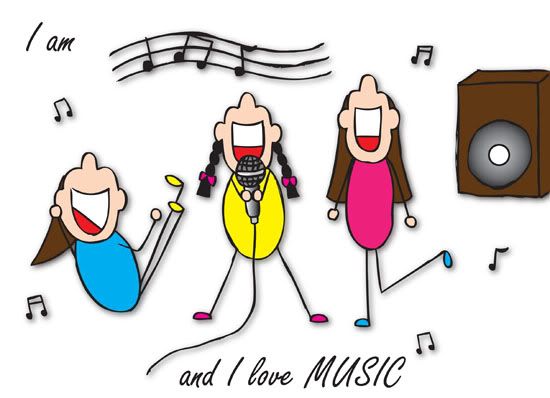 I love music (CG) v1
