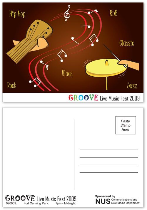 Sensual Jazz Postcard