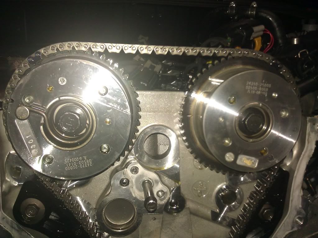 Timing chain tensioner gone bad? Hyundai Genesis Forum