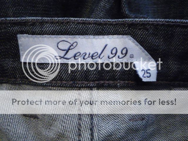 LEVEL 99 Mid / High Rise Flare Leg Stretch Jeans ~Flap Pocket~ sz 25 