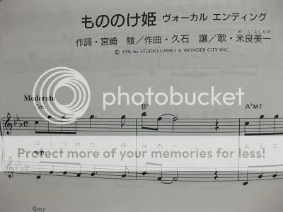 Princess Mononoke BEST 42 Piano Sheet Music Book / Song  