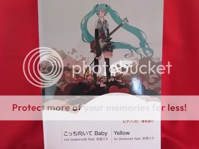 Miku Hatsune Piano Sheet Music Book/Anime,Song,Japan  