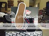 Vans Sk8 Hi US 8 EU 40.5 Black Checkerboard Era Chukka  