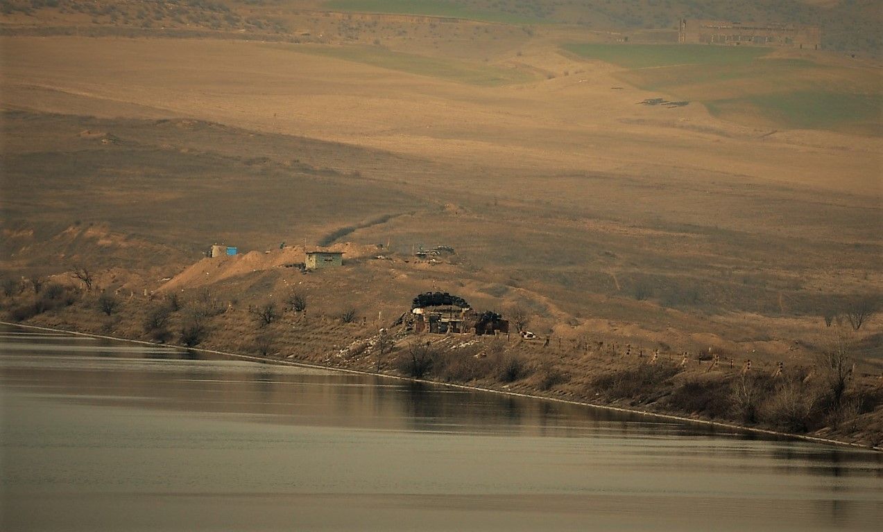 Линия фронта между Арменией и Азербайджаном 