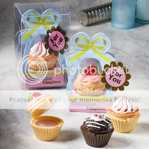 Sweet Little Cupcake Design Lip Gloss Bridal Shower 16 Birthday Party 