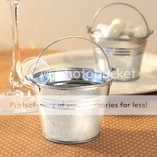 filled with surprises these miniature galvanized buckets make crafty 