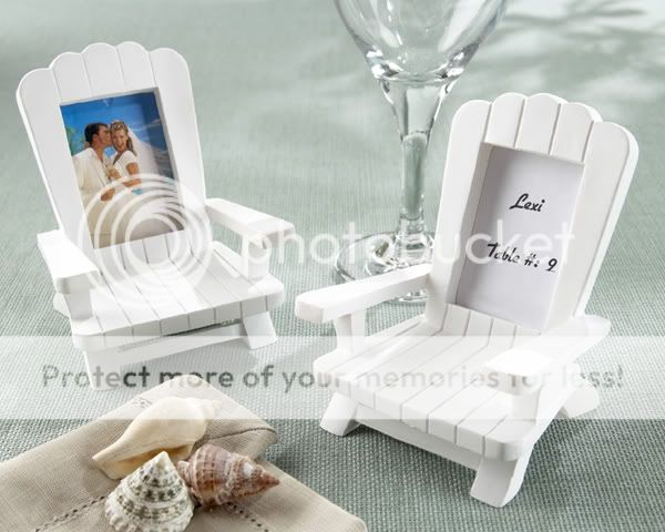 Beach Memories Miniature Adirondack Chair Place Card/Photo Frame 