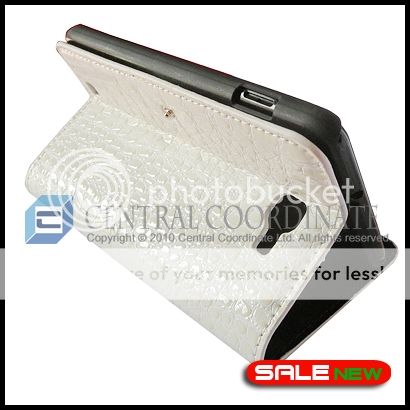 Krokodil Leder Tasche Hülle Book Style für Samsung i9220 Galaxy Note 