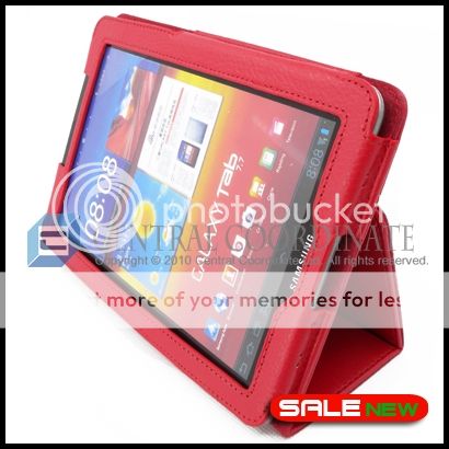 Leder Tasche Hülle Etui Rückstand FÜR Samsung GT P6800 Galaxy Tab 7